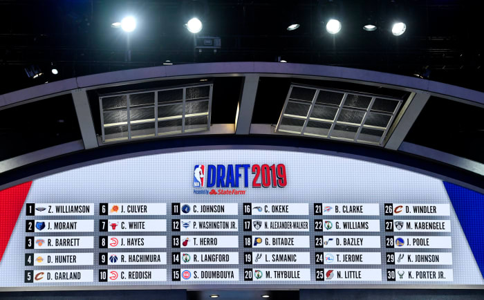 The 2019 NBA Draft big board.