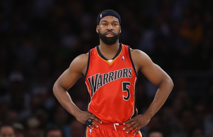Baron Davis during his days for the Golden State Warriors.