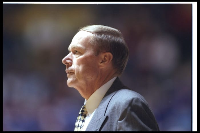 Billy Tubbs while head coach of TCU in 1997.