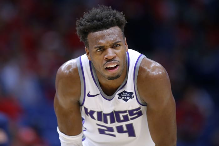 A closeup of Buddy Hield.