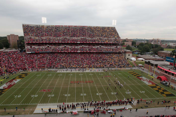 A general view of Maryland's football stadium.