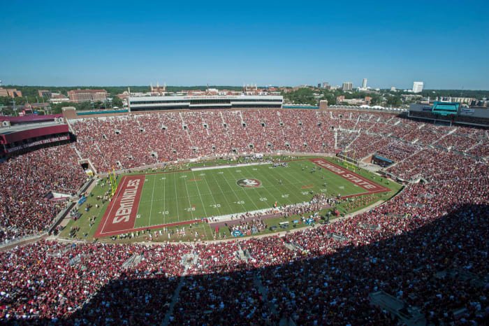 A general view of Florida State's football field.