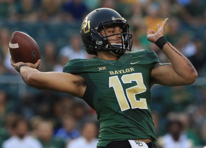 Anu Solomon playing for Baylor.