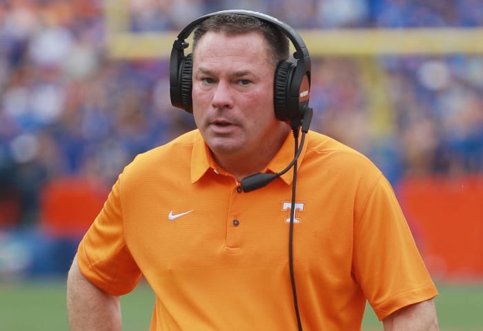Butch Jones Picture Has Been On Tennessees Scoreboard For Way Too Long The Spun Whats 6284