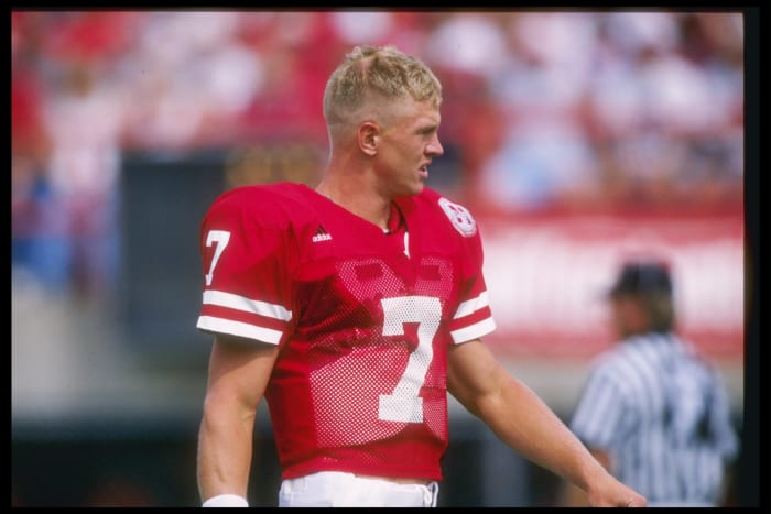 A young Scott Frost in Nebraska uniform.