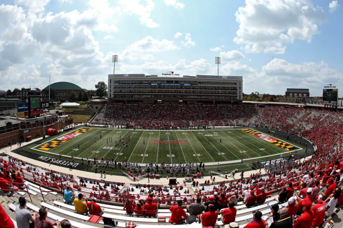 A general view of Maryland's football stadium.
