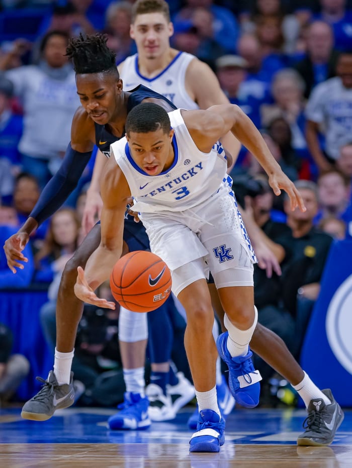 Keldon Johnson of the Kentucky Wildcats