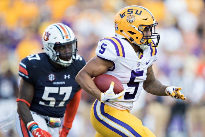 lsu star running back derrius guice