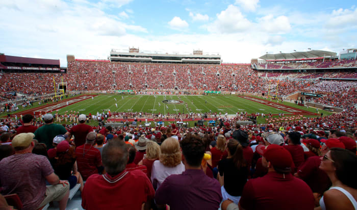 A general view of Florida State's football field.