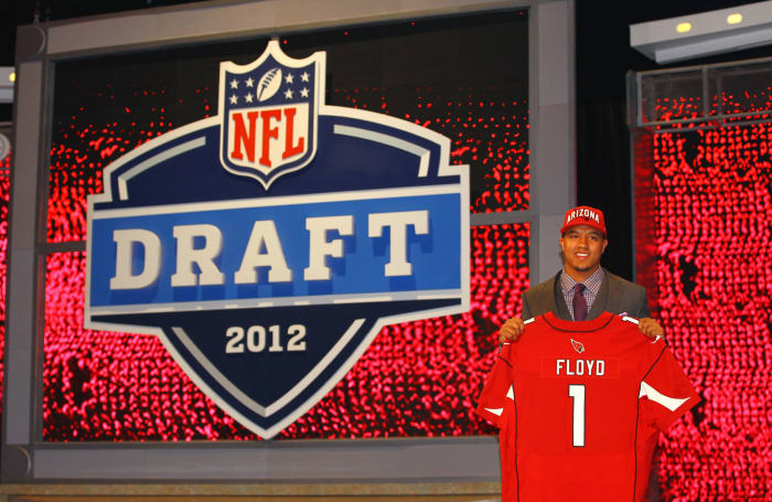 Michael Floyd on NFL Draft night.