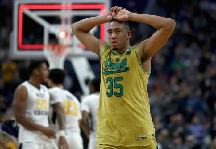 Bonzie Colson after a notre dame loss.