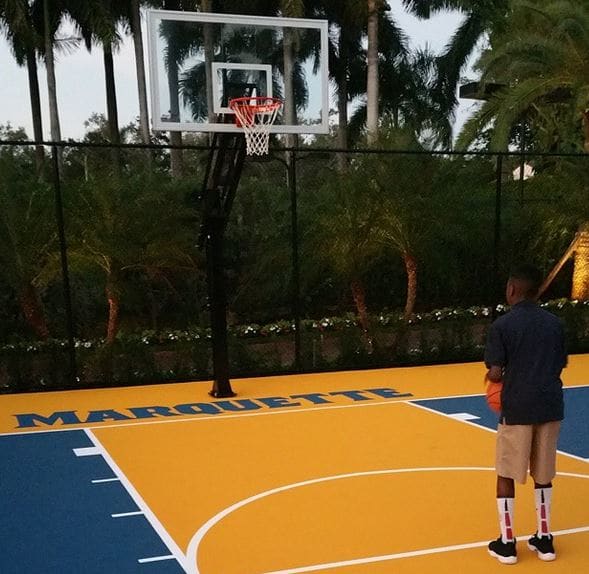 Photos Dwyane Wade 'Dreams' That His Son Will Play Basketball At Marquette The Spun What's