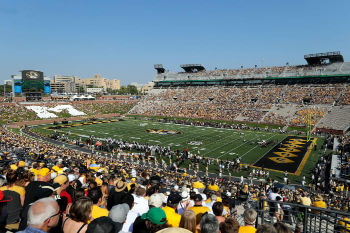 A general view of Missouri's football field.