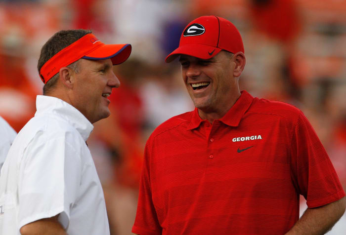 Mike Bobo has the OC at Georgia.