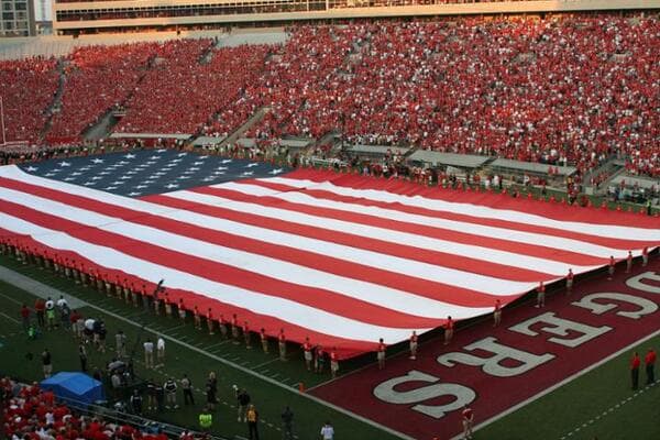 Wisconsin has great athletics, and its top academics help the Big 10 come out on top in this ranking. (Twitter/@StadiumJourney)