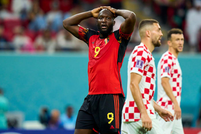 Romelu Lukaku Belgium Croatia World Cup
