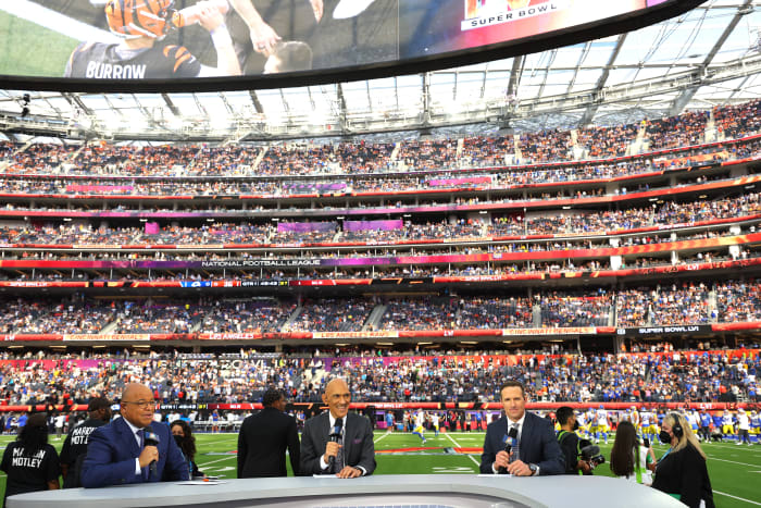 Tony Dungy and the NBC NFL staff.