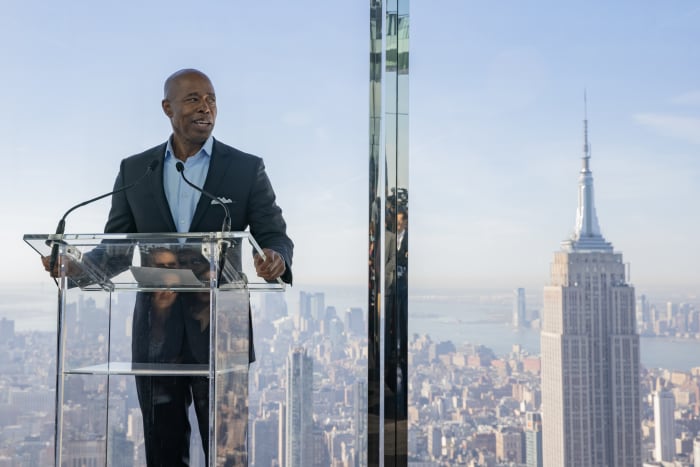 Mayor Eric Adams Empire State Building