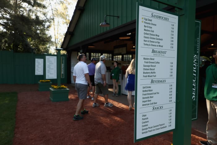 Sports World Reacts To Return Of Notable Food Item At The Masters - The 