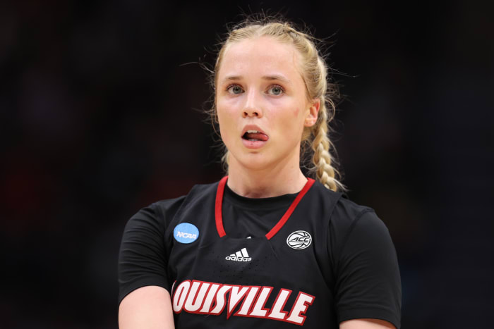 Louisville Cardinals basketball star Hailey Van Lith.