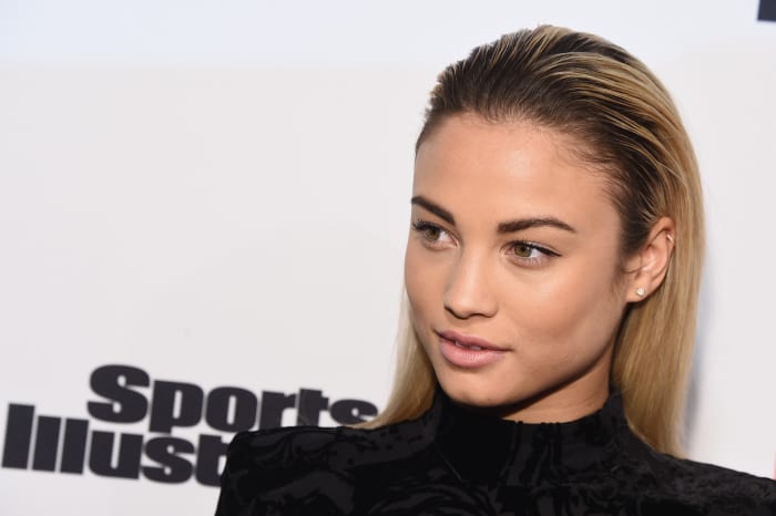 NEW YORK, NEW YORK - APRIL 12: Sports Illustrated Swimsuit 2016 model Rose Bertram attends Sports Illustrated's Fashionable 50 event at Vandal on April 12, 2016 in New York City. (Photo by Dave Kotinsky/Getty Images for Sports Illustrated)