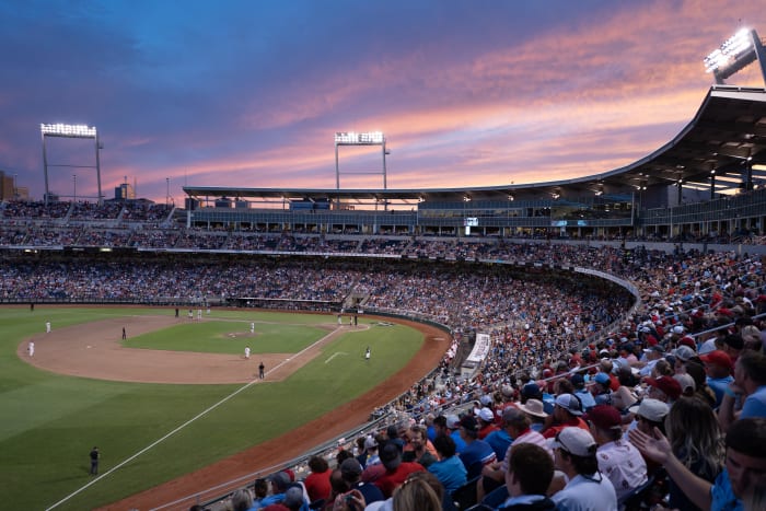 A general view of the field for Ole Miss vs. Oklahoma.