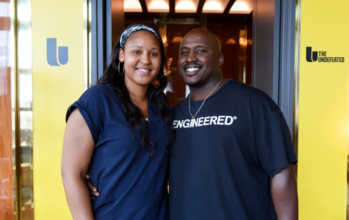 Maya Moore and Jonathan Irons at the ESPYS.