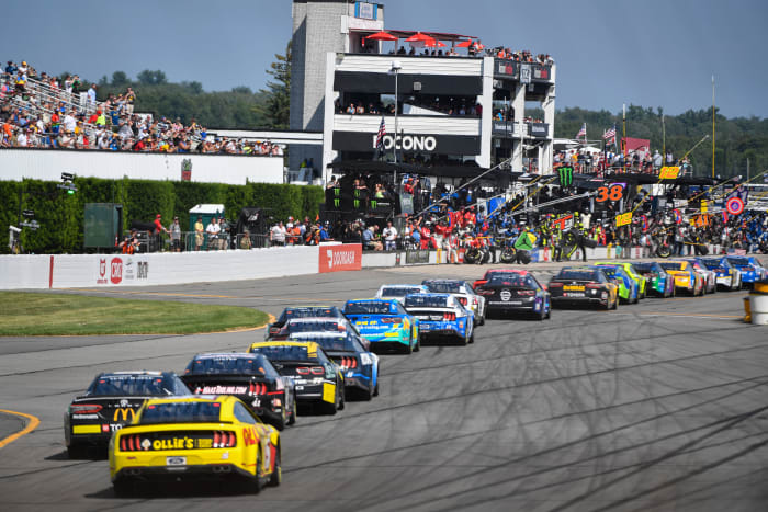 NASCAR Cup Series at Pocono on Sunday afternoon in Pennsylvania.