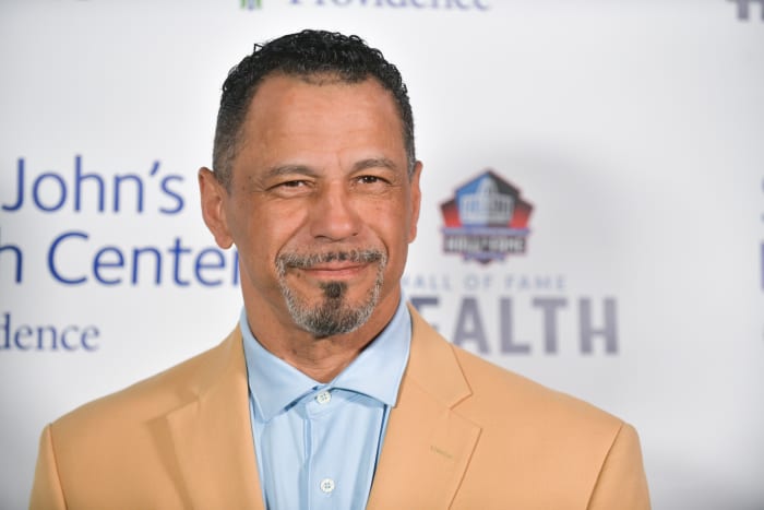 Former NFL star cornerback Rod Woodson at the Hall of Fame.