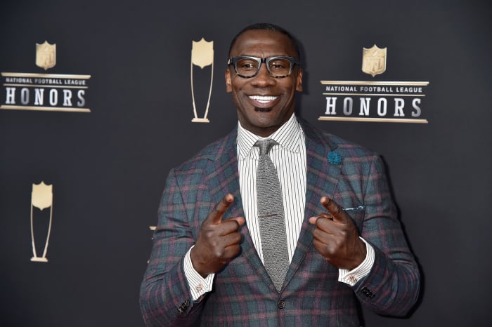 ATLANTA, GA - FEBRUARY 02: NFL player Shannon Sharpe attends the 8th Annual NFL Honors at The Fox Theatre on February 2, 2019 in Atlanta, Georgia. (Photo by Jeff Kravitz/FilmMagic)