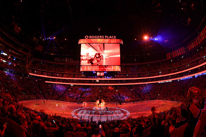 EDMONTON, ALBERTA - JUNE 04: A general view is seen before the Edmonton Oilers take on the Colorado Avalanche in the first period in Game Three of the Western Conference Final of the 2022 Stanley Cup Playoffs at Rogers Place on June 04, 2022 in Edmonton. Alberta.  (Photo by Derek Leung/Getty Images)