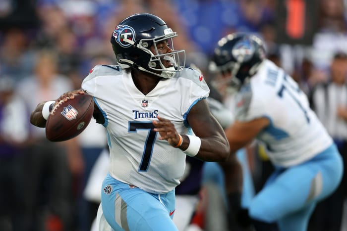 Malik Willis Tennessee Titans preseason