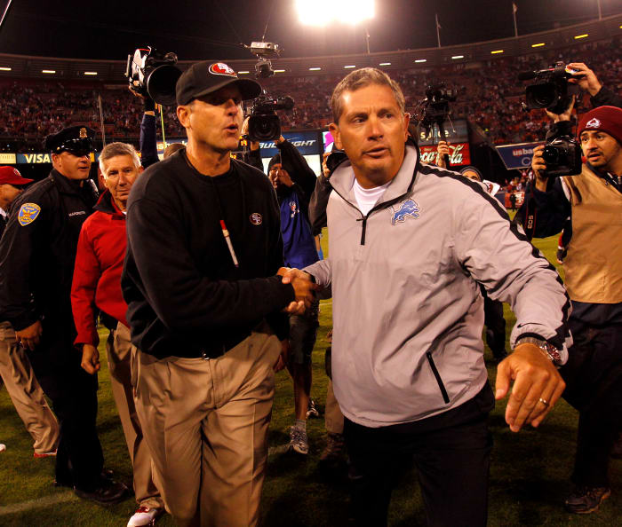 Jim Harbaugh and Jim Schwartz
