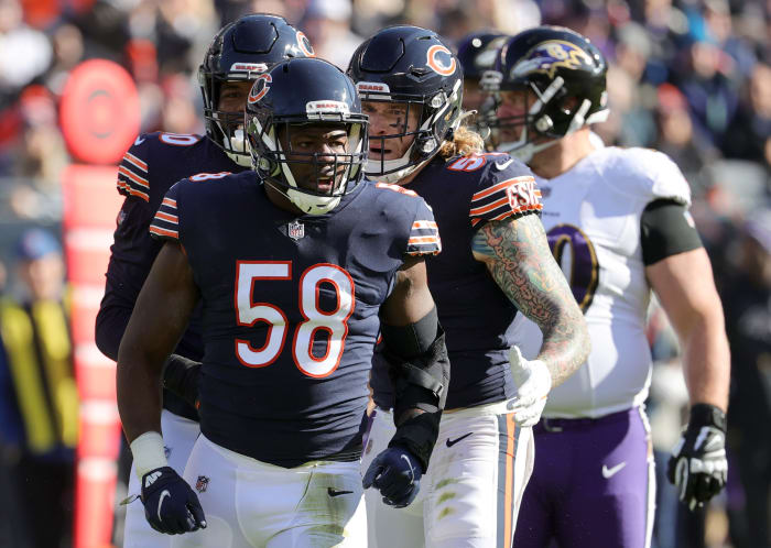 Linebacker Roquan Smith of the Chicago Bears.