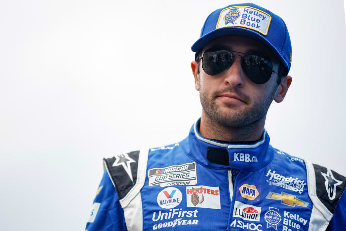 Chase Elliott Reacts To Suspension From NASCAR After Denny Hamlin ...