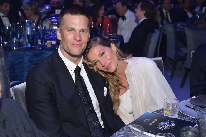Tom Brady and his wife, Gisele, at an event in Los Angeles.