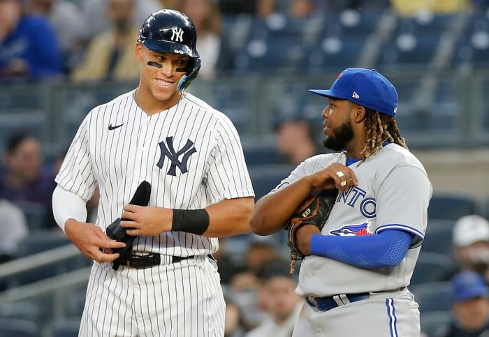 Aaron Judge and Vlad Guerrero Jr.