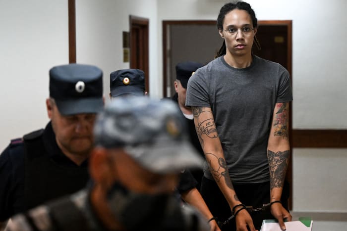 Brittney Griner is on trial in Russia.