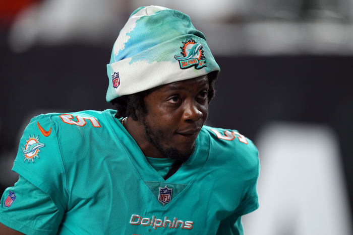 Dolphins quarterback Teddy Bridgewater against the Bengals.