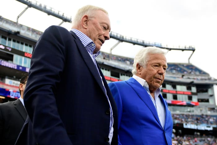 NFL World Reacts To Troubling Jerry Jones, Robert Kraft News - The Spun