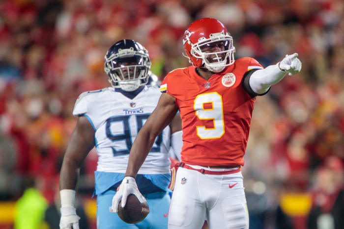 JuJu Smith-Schuster reacts on the field.