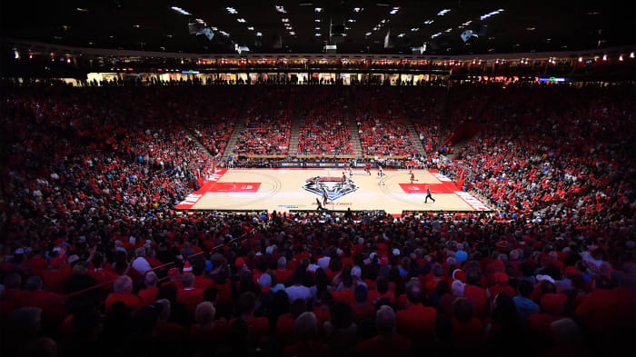 A game between New Mexico State and New Mexico.