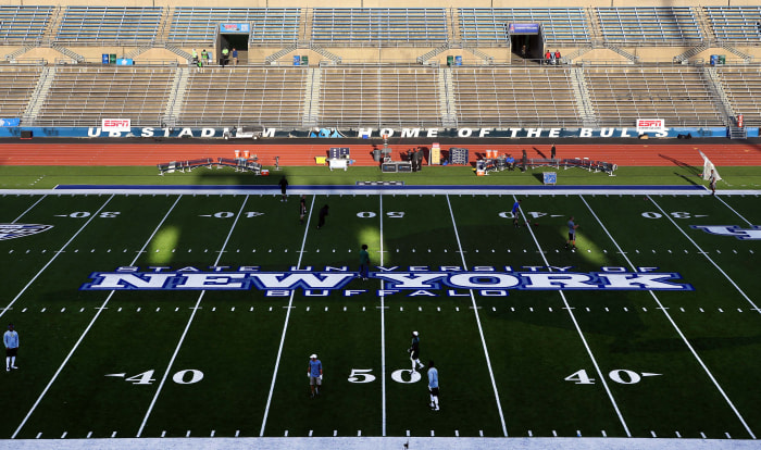 General view of UB Stadium in Buffalo.