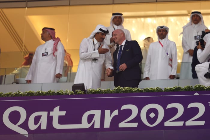 A sad fan at the 2022 World Cup is going viral on Sunday.