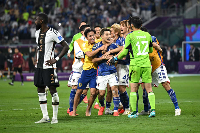 Japan 2-1 win over Germany World Cup