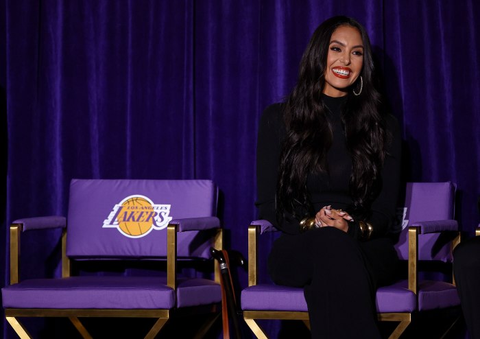 Vanessa Bryant during the unveiling ceremony for the Kobe Bryant Statue at Crypto.com Arena.