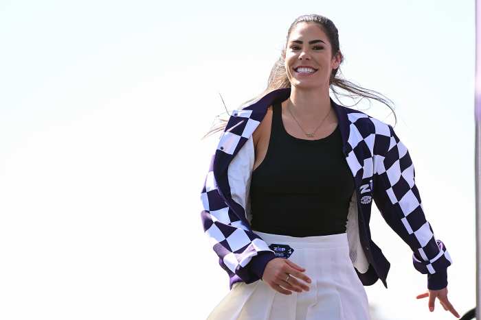 Photo: Kelsey Plum's Outfit At NASCAR Race Goes Viral - The Spun