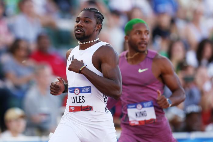 Video: Noah Lyles Kept A Yu-Gi-Oh Card In His Shirt At Olympic ...