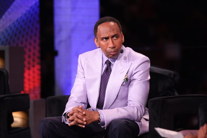 Stephen A. Smith at the NBA Draft.