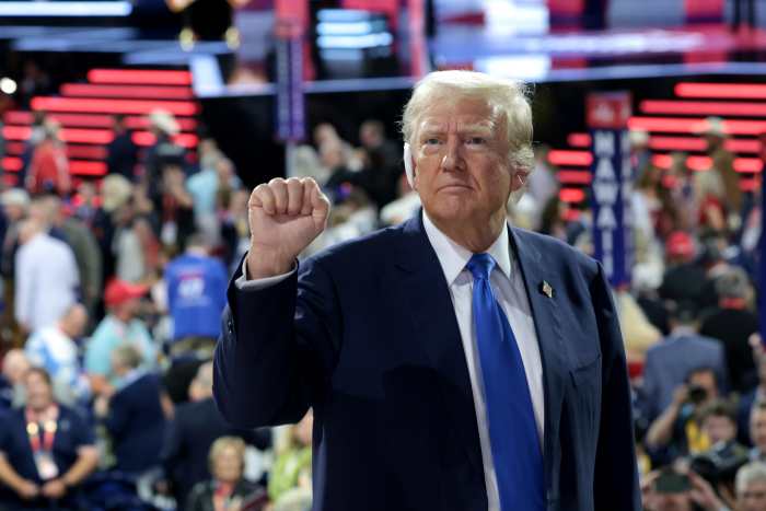 Donald Trump at the Republican National Convention.